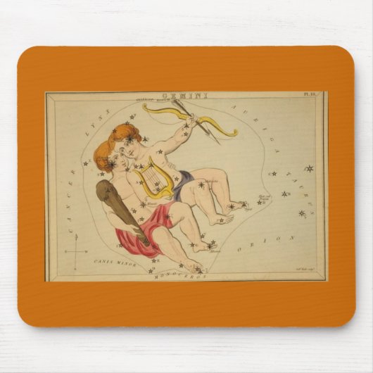 Gemini Mouse Pad Mousepad (Vorne)