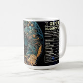 Gemini Nährwert Kaffeetasse (VorderseiteRechts)