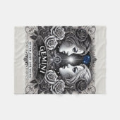 Gemini "Never Just One Ding" Fleece Blanket (Vorderseite (Horizontal))