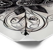 Gemini "Never Just One Ding" Glossy Poster (Ecke)