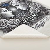 Gemini "Never Just One Ding" Sherpa Blanket Sherpadecke (3/4)
