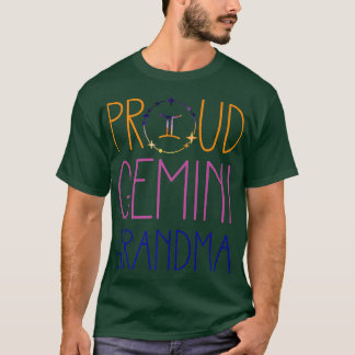 Gemini Oma Proud Oma Zodiac Symbol Astrolo T-Shirt