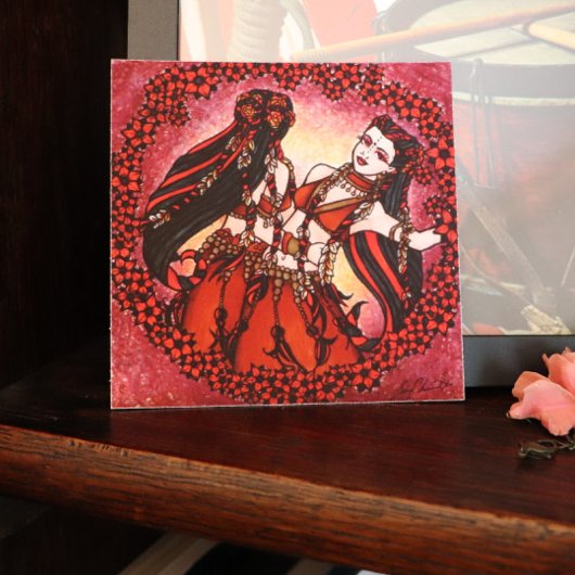 Gemini Original Belly Tance Art Poster