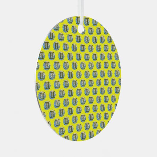 Gemini Ornament Aus Metall (Vorderseite Rechts)