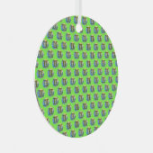 Gemini Ornament Aus Metall (Vorderseite Rechts)