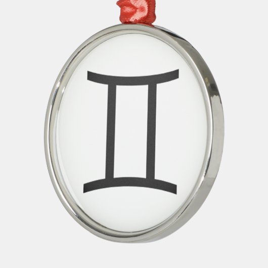Gemini Ornament Aus Metall (Links)