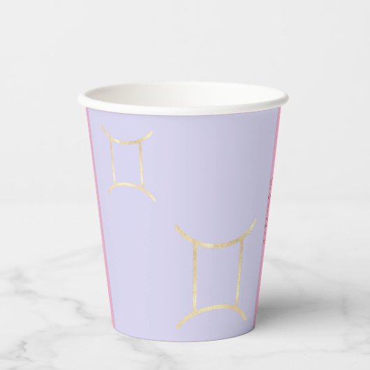 Gemini Party Cups Pappbecher (Vorderseite)