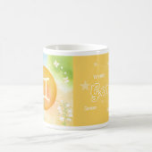 Gemini Pastel Watercolor Astrologie Zodiac Zeichen Kaffeetasse (Mittel)