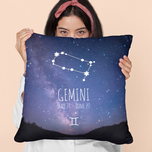 Gemini | Personalisierte Sternbilder Kissen (Von Creator hochgeladen)