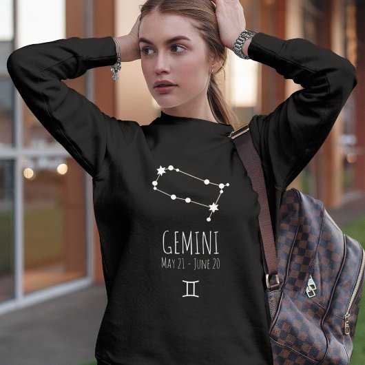 Gemini | Personalisierte Sternbilder Sweatshirt