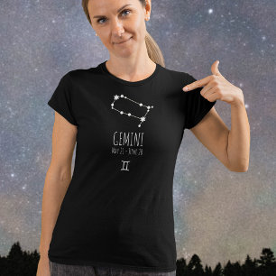 Gemini Personalisierter T - Shirt der Sternbilde