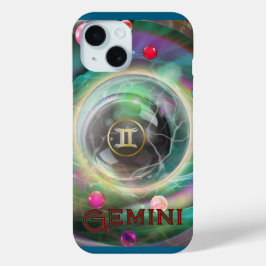 Gemini Phone Case, aquamarin Case-Mate iPhone Hülle