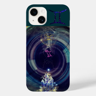 Gemini Phone Case, blau Case-Mate iPhone 14 Hülle