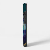 Gemini Phone Case, blau iPhone Hülle (Linke Seite)