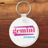 Gemini Pink Schlüsselanhänger (Vorderseite)