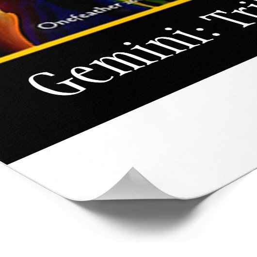 Gemini-Poster Poster (Ecke)