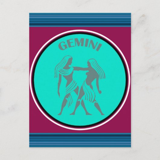 Gemini Postkarte (Vorderseite)