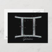 Gemini Postkarte (Vorne/Hinten)