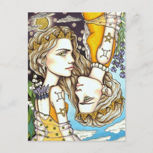 Gemini Postkarte (Vorderseite)