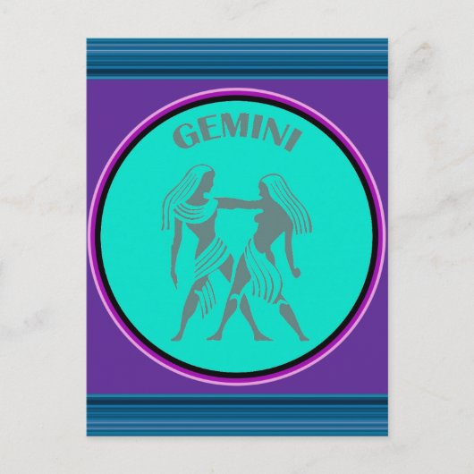 Gemini Postkarte (Vorderseite)