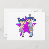 Gemini Postkarte (Vorne/Hinten)