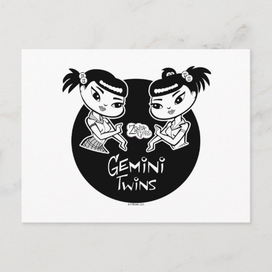 Gemini Postkarte (Vorderseite)