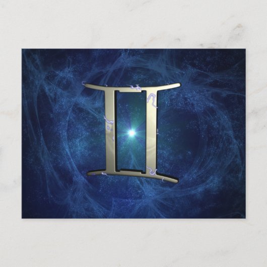 Gemini Postkarte (Vorderseite)