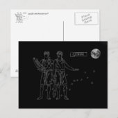 Gemini Postkarte (Vorne/Hinten)