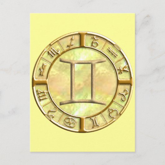 Gemini Postkarte (Vorderseite)