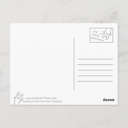 Gemini Postkarte (Rückseite)