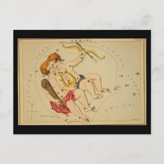 Gemini Postkarte (Vorderseite)