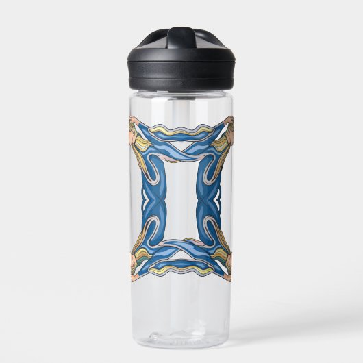Gemini Quadruplet Trinkflasche (Vorderseite)