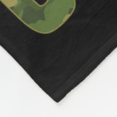 Gemini Queen Loc'd Black Woman Camo Zodiac Sign Fleecedecke (Ecke)