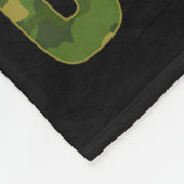 Gemini Queen Loc'd Black Woman Camo Zodiac Sign Fleecedecke (Ecke)