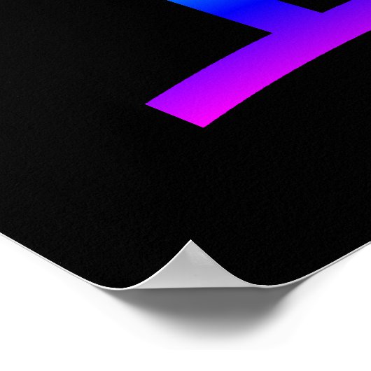 Gemini Rainbow Poster (Ecke)