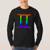 Gemini Rainbow T-Shirt (Vorderseite)
