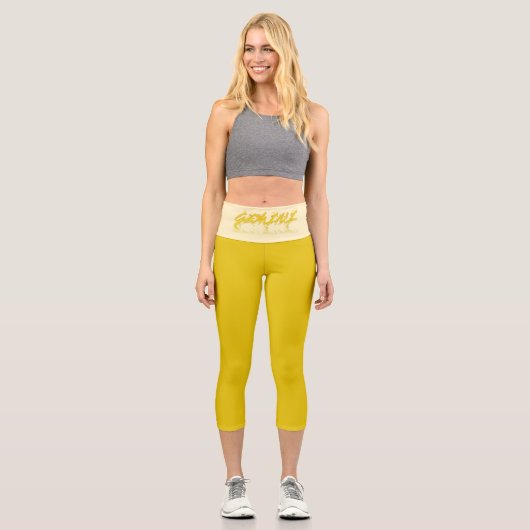 Gemini Reflektion Capri Leggings (Vorderseite)