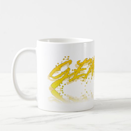 Gemini Reflektion Kaffeetasse (Links)