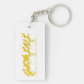 Gemini Reflektion Schlüsselanhänger (Rückseite)