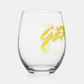 Gemini Reflektion Weinglas Ohne Stiel (Vorderseite)