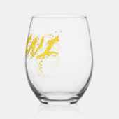 Gemini Reflektion Weinglas Ohne Stiel (Rückseite)