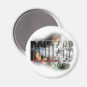 Gemini Riese - Route 66 Magnet (Vorderseite/Rückseite)