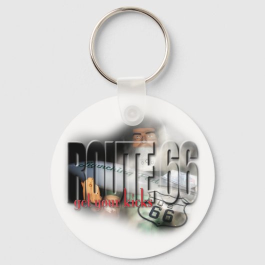 Gemini Riese - Route 66 Schlüsselanhänger (Vorderseite)