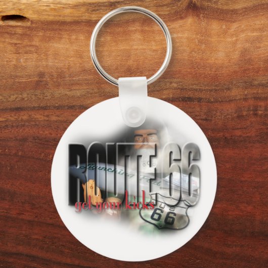 Gemini Riese - Route 66 Schlüsselanhänger (Vorderseite)