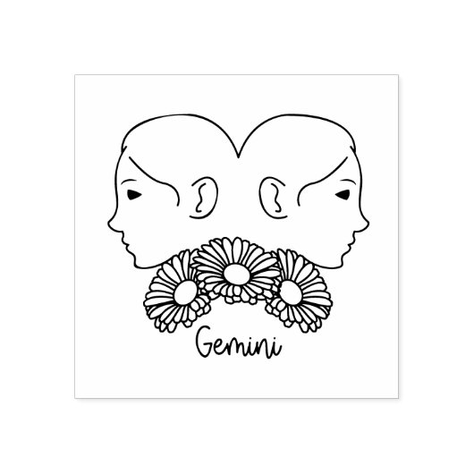 Gemini Rubber Briefmarke Gummistempel (Prägung)