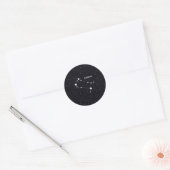 Gemini Runder Aufkleber (Umschlag)