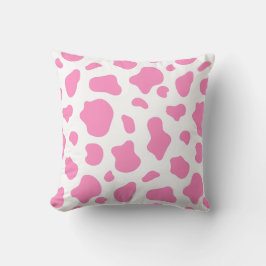 Gemini sagte Sky Blue Cow Print Dekoratives Kissen