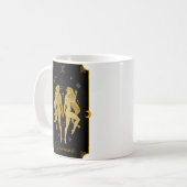 Gemini Saucy signiert astrologische Tasse (Vorderseite Links)