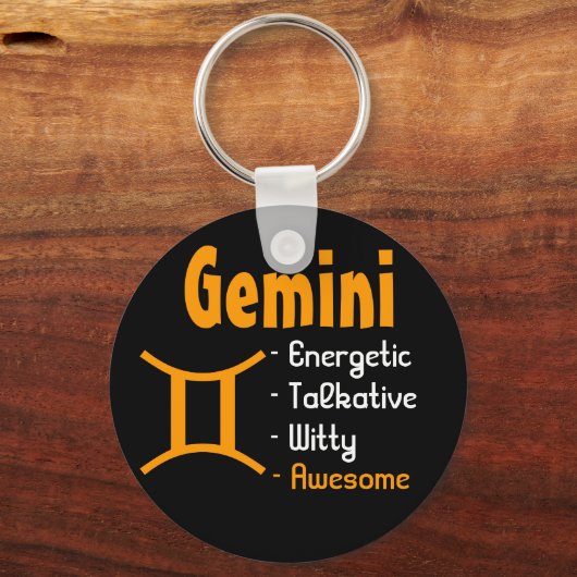 Gemini Schlüsselanhänger (Vorderseite)