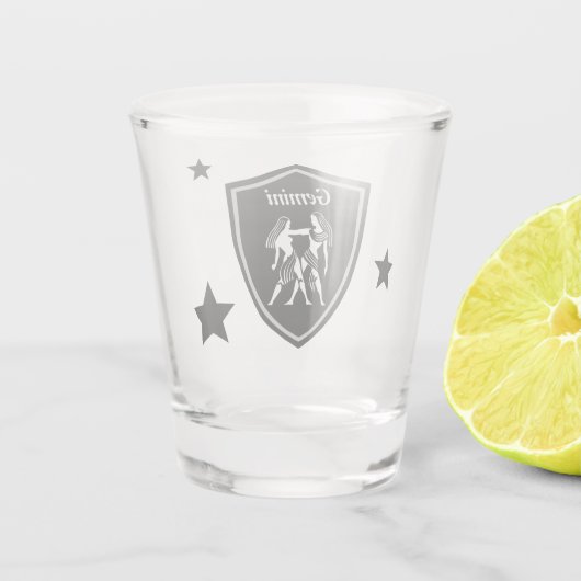 Gemini Schnapsglas (Rückseite)